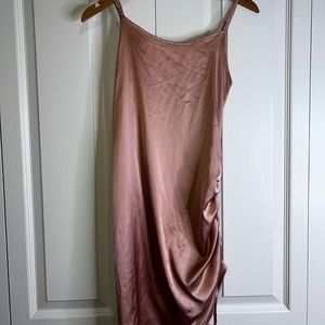 SHEIN SATIN CAMI DRESS BODYCON STRAP